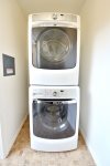 Laundry room facilities available in the building and they are free with soap provided.